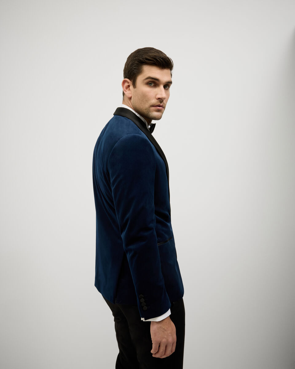 Black Tie Velvet Tuxedo, Midnight, hi-res